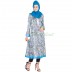 Womens long kurta - Printed | Multi colored | Georgette Womens long kurta - Printed | Multi colored | Georgette